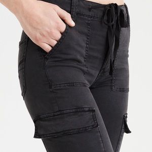 American Eagle Faded Black High-Waisted Leggings
